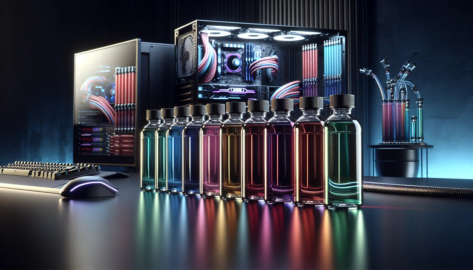 Comparatif des meilleurs liquides pour watercooling : performance et esthétique